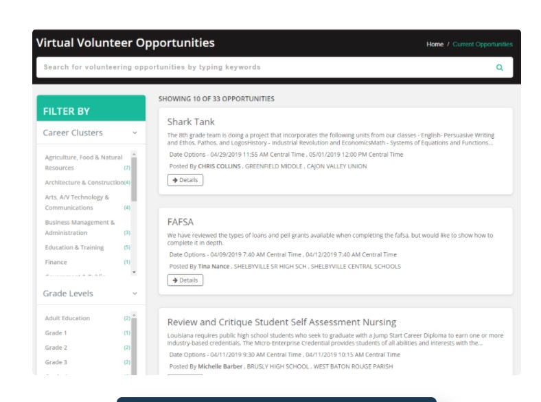 Screenshot 2020-09-18 at 1.48.05 PM Virtual Volunteer Opportunities