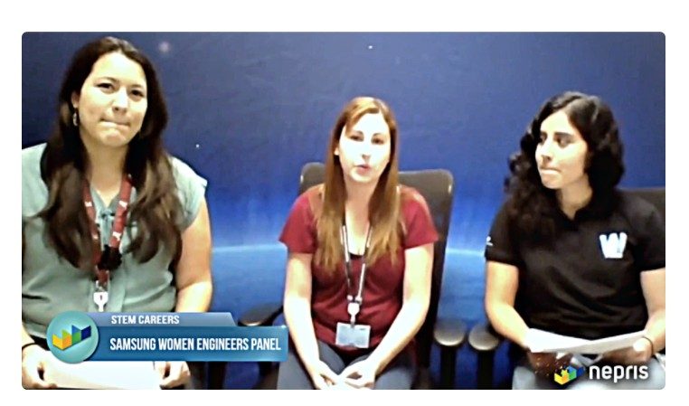 Screenshot 2020-09-18 at 11.02.18 AM Samsung women engineers panel screenshot