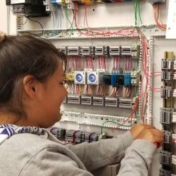 Pathways Program student at the Electrical Training Center