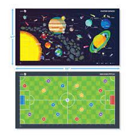 Sphero Code Mat: Space and Soccer themes