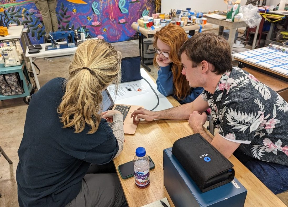 LBCC students working on a project in The MILL