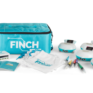 Photo of all of the contents of the Finch Classroom Flock kit