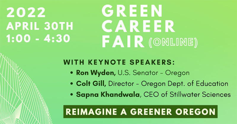 green career fair flyer